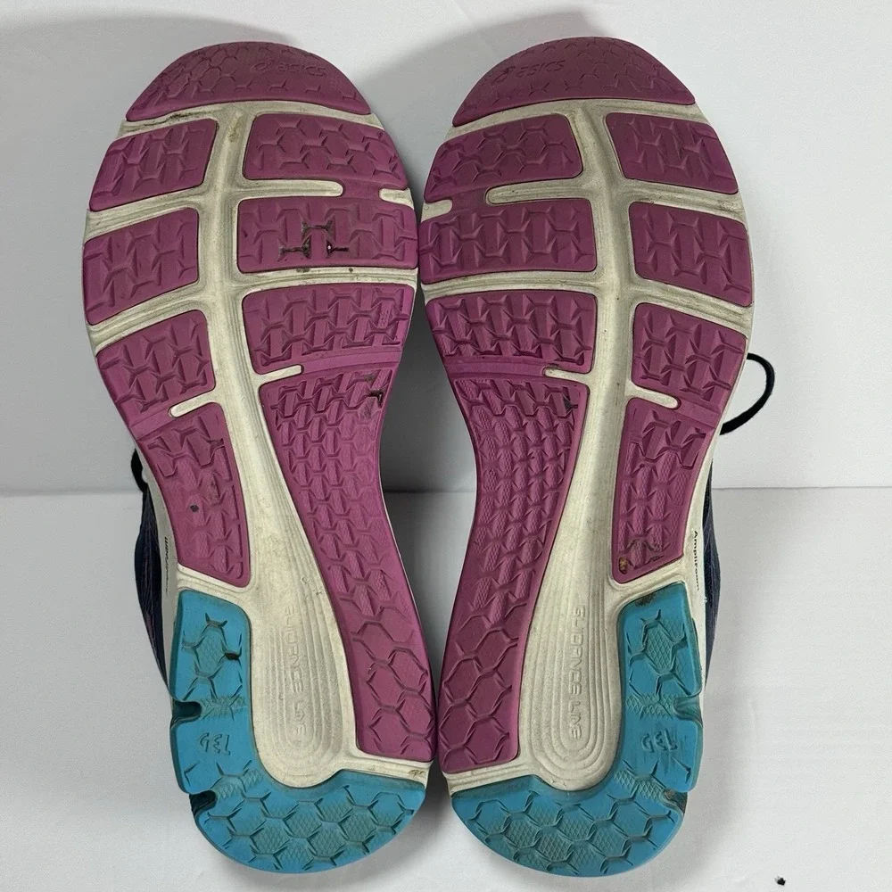 ASICS Women's Gel-Pulse 12 Running Shoe Size 8.5 French Blue Digital Grape‎ W267